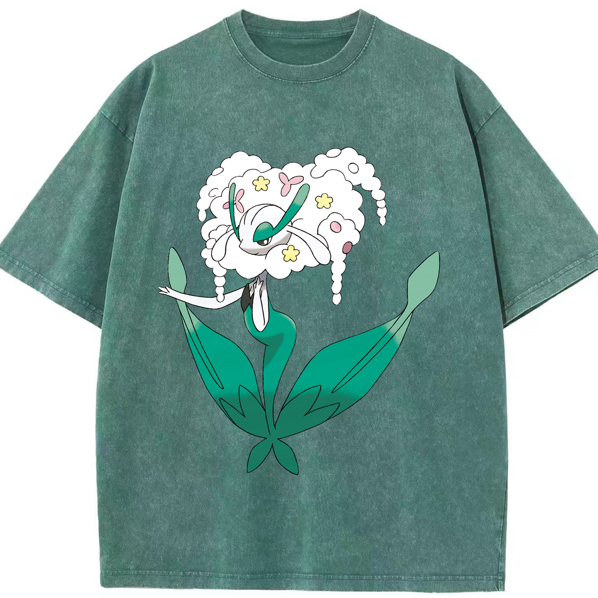 （画像用） ポケットモンスター Pokémon 綿100% ヴィンテージ風 半袖Tシャツ（フロントプリント）